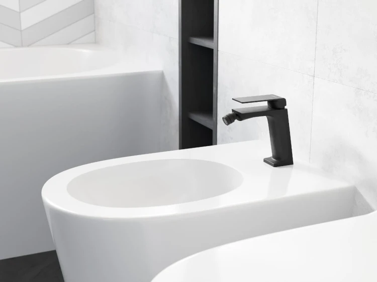 Bateria bidetowa corsan cmb7131bl trino czarna