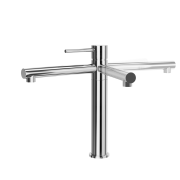 Bateria stojąca corsan cmb7521ch lugo chromowana z ruchomą wylewką
