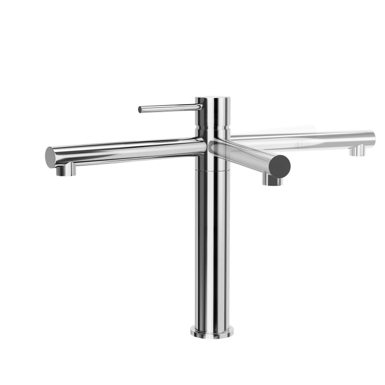 Bateria stojąca corsan cmb7521ch lugo chromowana z ruchomą wylewką