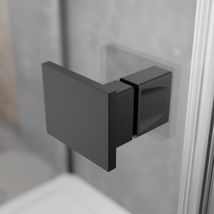 Kabina pięciokątna Radaway Essenza 8 Black PTJ lewa