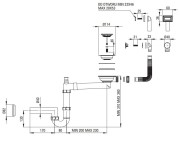 Zlewozmywak granitowy 1-komorowy Corda Deante grafit metalik
