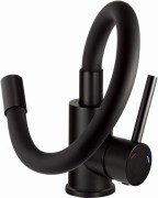 Zlewozmywak granitowy z baterią 1-kom grafit metalik Corio Deante