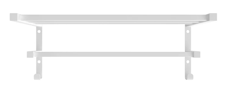 Półka ścienna HF Sheffield 52x25,6 square biały mat Hygge Family