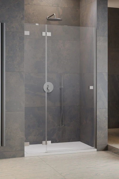 Drzwi prysznicowe Essenza Pro Brushed Nickel DWJ Radaway lewe nikiel