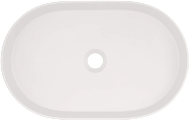 Umywalka granitowa nablatowa owalna alabaster Silia Deante