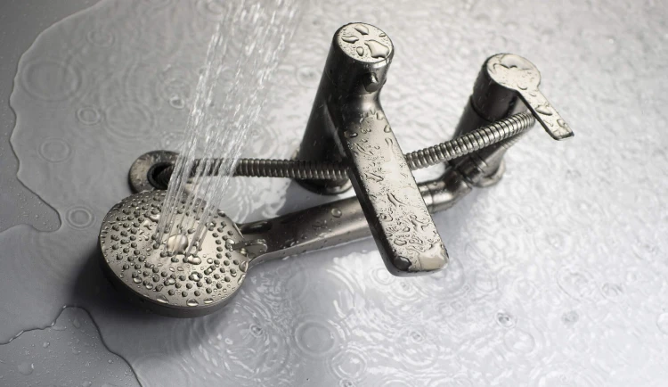 Bateria wannowa 3-otworowa titanium Arnika Deante