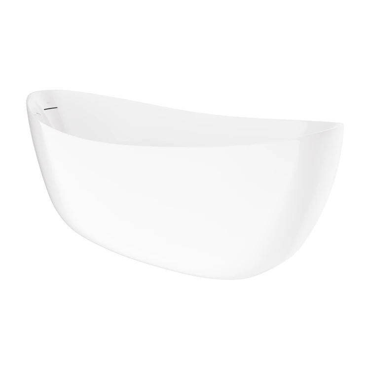 Wanna wolnostojąca avola v032xxlwh 180 cm korek klik klak biały