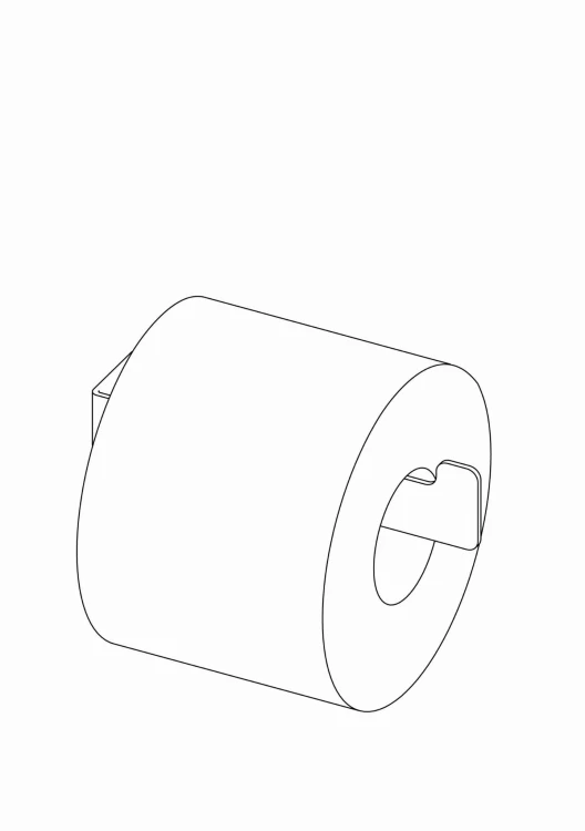 Deante Mokko Uchwyt na papier toaletowy Bianco