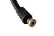 Wąż prysznicowy corsan cmw250 czarny 150 cm do słuchawki prysznicowej