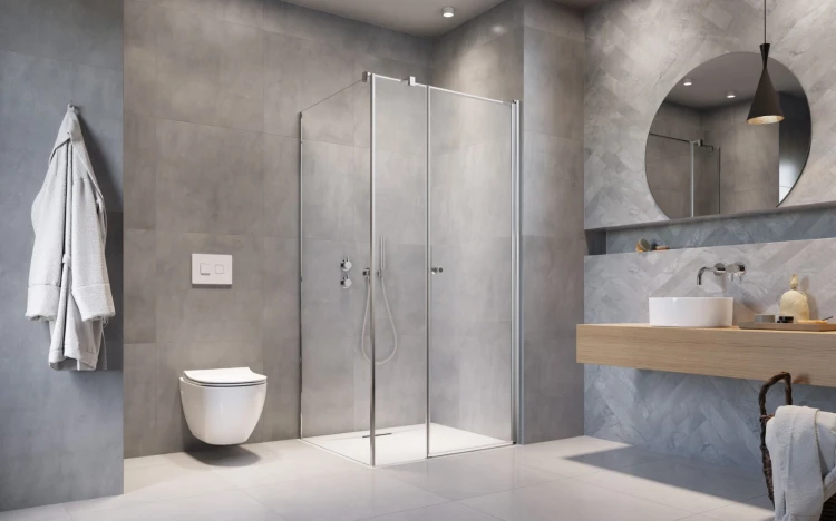 Kabina prostokątna Radaway Eos KDS I 100x90 wersja prawa, szkło przejrzyste