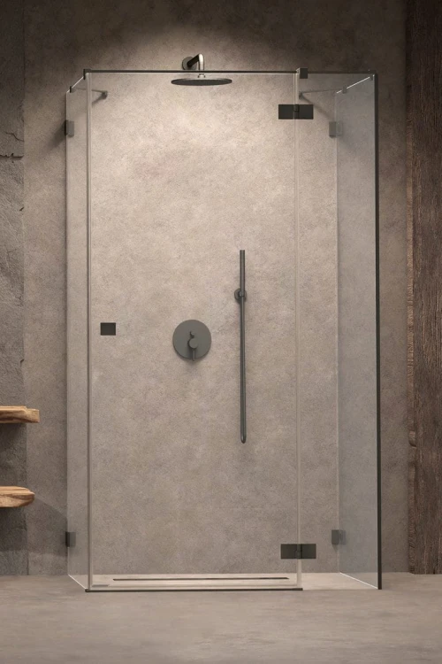 Kabina prysznicowa Essenza Pro Brushed GunMetal KDJ+S Radaway prawa