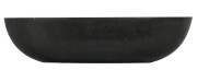 Umywalka kamienna nablatowa Pinatubo AD naturalnie czarny granit