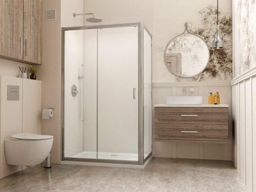 Kabina prysznicowa Radaway Premium Plus DWJ+S 100x100x190 szkło fabric
