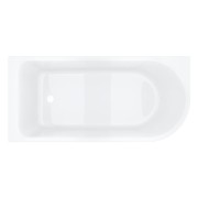 Wanna narożna invelia v220xllwh 170x80 cm montaż lewostronny korek klik klak biały