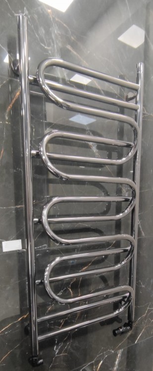 Grzejnik Sunerzha Elegy Verso 120x50cm czarna perła + zawory