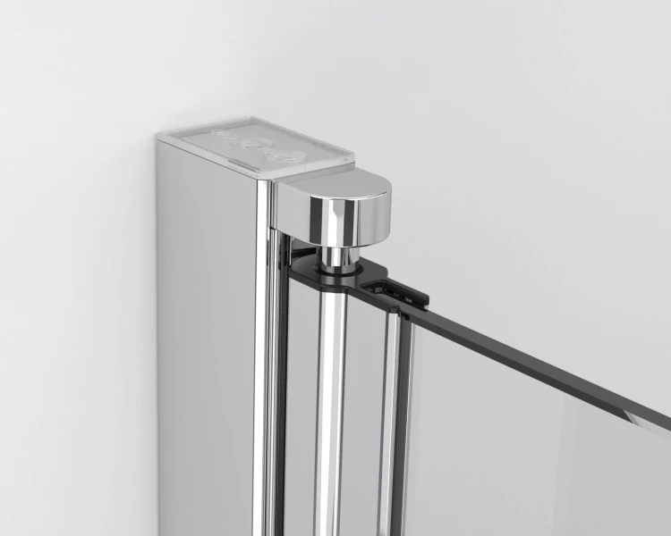 Parawan nawannowy RADAWAY Eos PND I 130x152 lewy, szkło przejrzyste