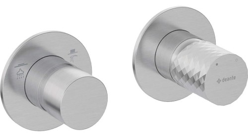 Bateria prysznicowa podtynkowa stal szczotkowana Silia Hexa Deante