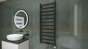 Grzejnik łazienkowy Lungo Black 132x50 Lavita
