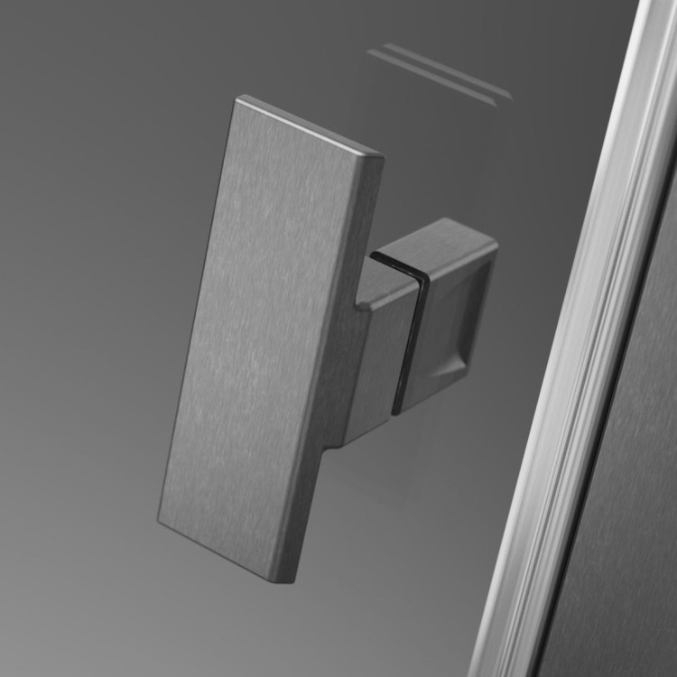 Kabina prysznicowa Radaway Nes Brushed GunMetal KDJ I prawa