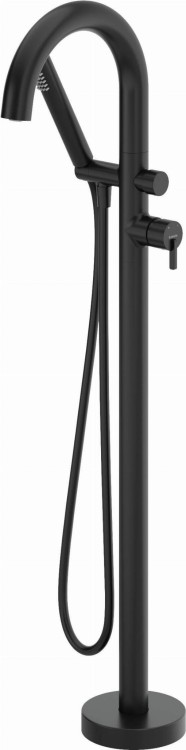 Bateria wannowa wolnostojąca nero czarna Silia Deante