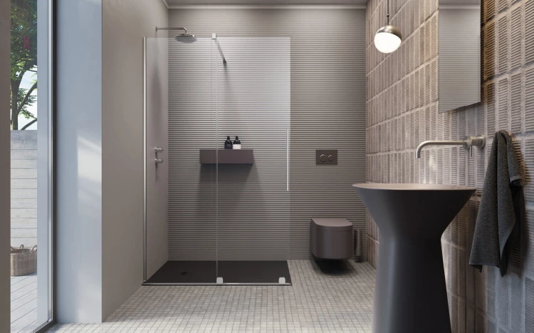 Kabina prysznicowa Furo Walk-in 140x200 Radaway lewa szkło przejrzyste