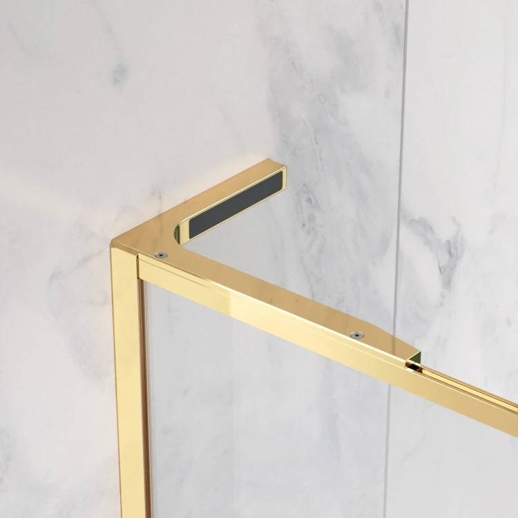 Kabina prysznicowa walk-in Radaway Modo F SL Gold II lewa złota