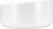 Umywalka ceramiczna nablatowa asymetryczna biała Silia Hexa Deante