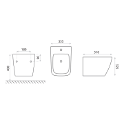 Bidet wiszący Onil Lavita