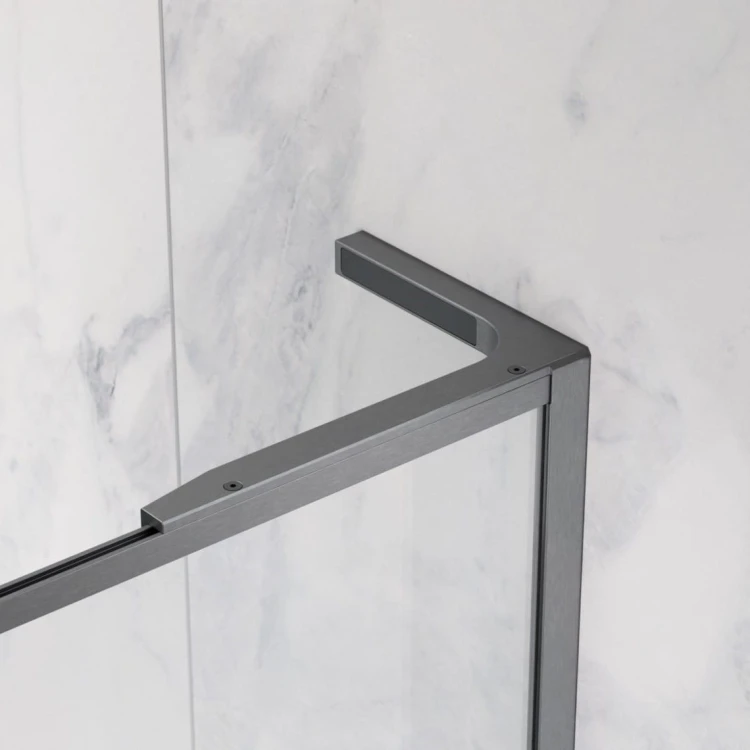 Kabina prysznicowa walk-in Radaway Modo F SL Brushed GunMetal II prawa