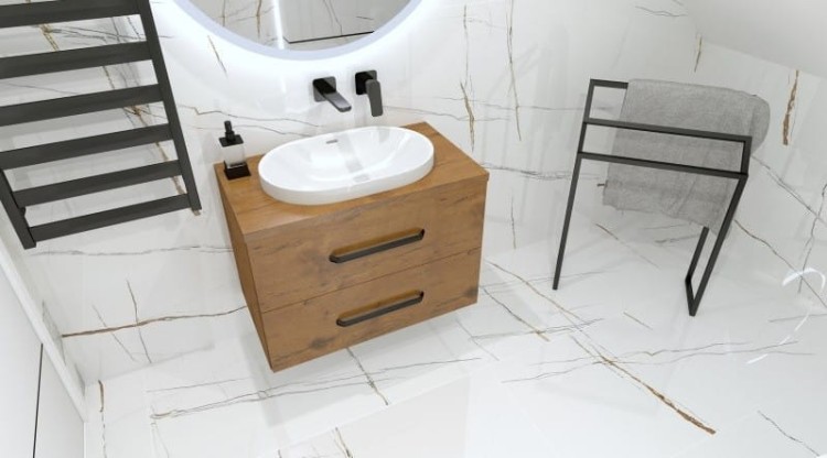 Umywalka wpuszczana w blat LAVITA Puebla