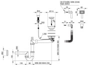 Zlewozmywak granitowy magnetyczny 1-komorowy bez ociekacza - grafit metalik Deante Magnetic
