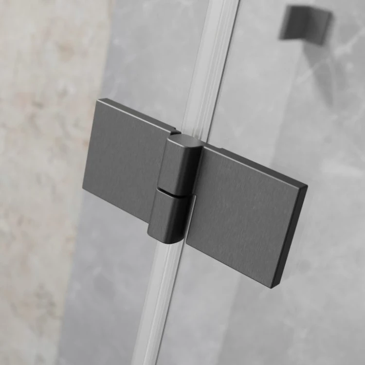 Kabina pięciokątna Radaway Essenza 8 Brushed GunMetal PTJ lewa