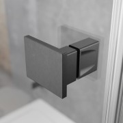 Kabina prysznicowa Essenza Pro Brushed GunMetal KDJ+S Radaway lewa