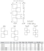 Grzejnik łazienkowy dekoracyjny Radeco Loco 4 125,5x68,5cm
