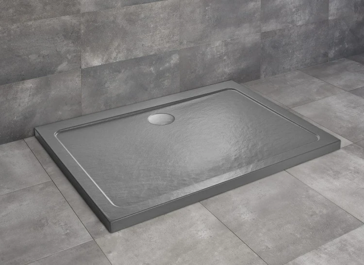 Brodzik prostokątny płytki Radaway Doros D 120x90 Stone antracytowy