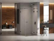 Kabina prysznicowa New Trendy Eventa Black Chrome prawa