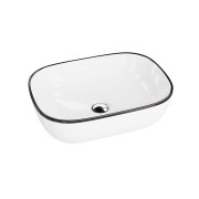 Umywalka nablatowa Costa Black Line Lavita