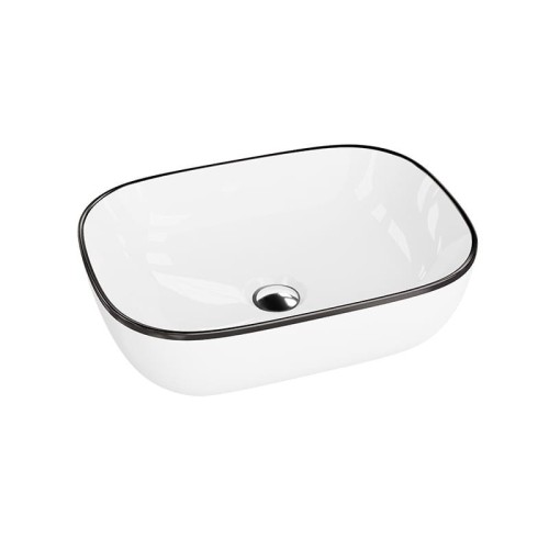 Umywalka nablatowa Costa Black Line Lavita