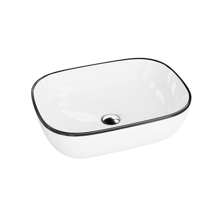 Umywalka nablatowa Costa Black Line Lavita