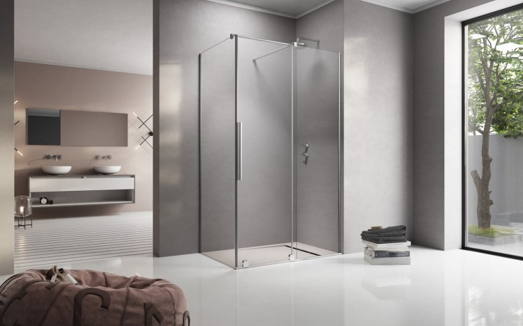 Kabina prysznicowa Furo KDJ 90x90x200 Radaway prawa szkło przejrzyste