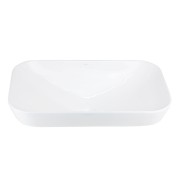 Umywalka nablatowa intero uc5580bl prostokątna 530x335x170 mm czarny korek