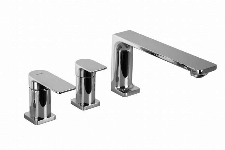 Bateria wannowa otworowa corsan cmb7142ch trino chromowana