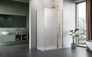 Kabina prysznicowa Radaway Nes Brushed Gold KDJ II prawa