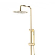 Natryskowa złota kolumna prysznicowa corsan lugo cmn01tgl