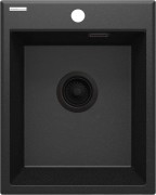 Zlewozmywak granitowy 1-komorowy bez ociekacza - grafit metalik Deante Eridan ZQE_G104