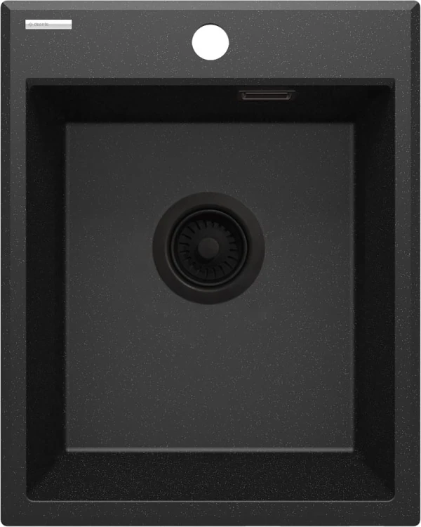 Zlewozmywak granitowy 1-komorowy bez ociekacza - grafit metalik Deante Eridan ZQE_G104