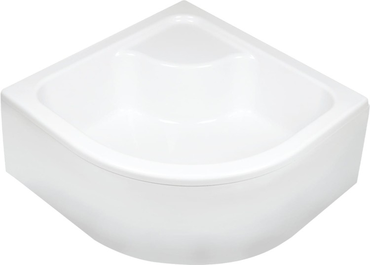 Brodzik półokrągły biały 90x90 Deante Deep