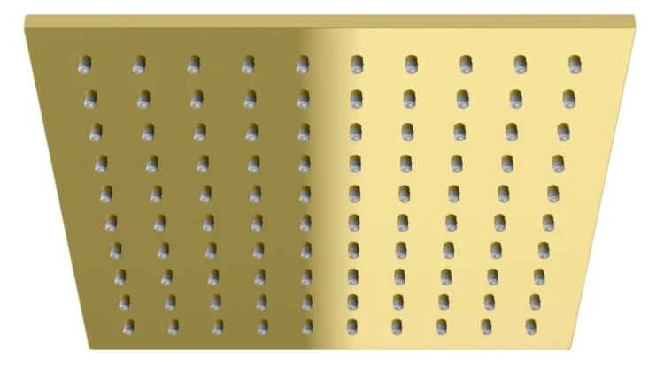 Zestaw prysznicowy Experience Gold KOHLMAN złoto błyszczące deszczownica kwadratowa 25cm