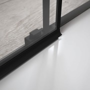 Drzwi prysznicowe Idea Black DWJ Factory Radaway prawe