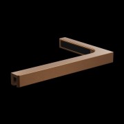 Drzwi prysznicowe Furo SL Brushed Copper DWJ Radaway prawe miedź